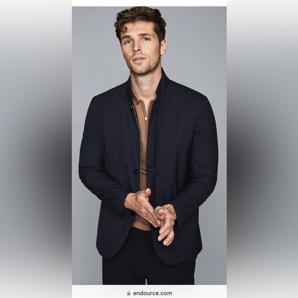 Reiss Faulkner dapper navy jacket